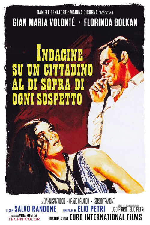 Indagine su un cittadino al di sopra di ogni sospetto (1970) - Movie Poster